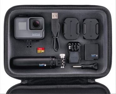GoPro Hero5 Black Actionkamera Bundle (inklusive Casey, Shorty Stativ & 16GB Speicherkarte)