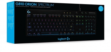 Logitech G810 Orion Spectrum RGB mechanische Gaming Tastatur