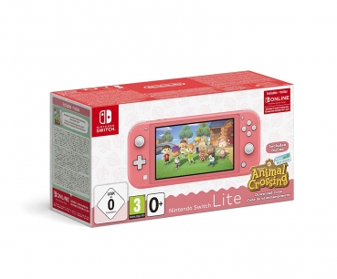 Nintendo Switch Lite Limited Edition inklusive Animal Crossing New Horizons Koralle