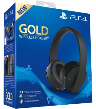 Sony PlayStation 4 Gold Wireless Headset 7.1 (PlayStation 4, PC)