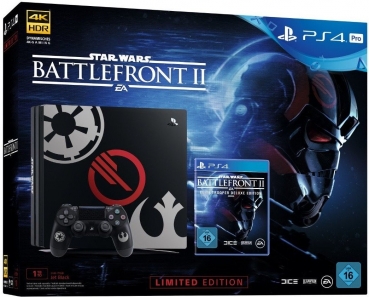 Sony PlayStation 4 Pro Konsole Limited Edition (1TB) inklusive Star Wars Battlefront 2 Elite Trooper Deluxe Edition