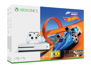 Microsoft Xbox One S Konsole (1TB) inklusive Forza Horizon 3 & Hot Wheels