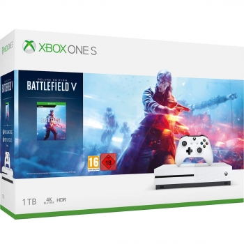 Microsoft Xbox One S Konsole (1TB) inklusive Battlefield V