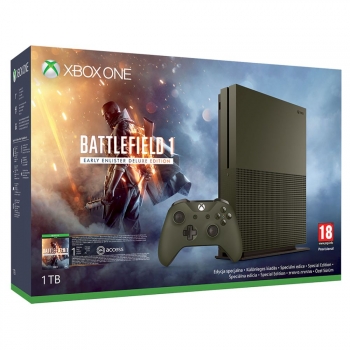 Microsoft Xbox One S Konsole (1TB) Limited Edition inklusive Battlefield 1