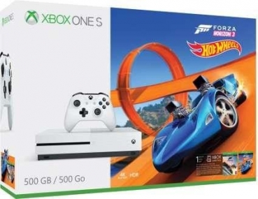 Microsoft Xbox One S Konsole (500GB) inklusive Forza Horizon 3 & Hot Wheels