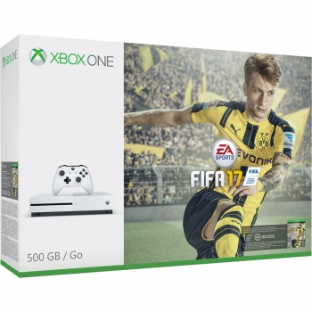 Microsoft Xbox One S Konsole (500GB) inklusive FIFA 17