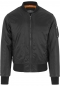 Preview: Urban Classics Bomberjacke mit Imitat Lederärmeln