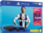 Preview: Sony PlayStation 4 Konsole Slim Jet Black (1TB) inklusive 2 Controller + FIFA 19