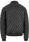 Preview: Urban Classics Diamond Quilt Leather Imitation Jacke Black