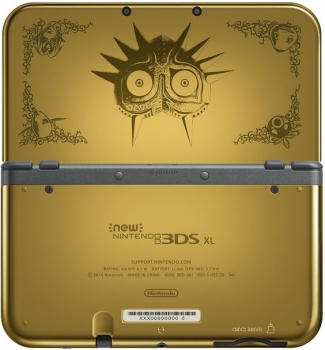 Preview: Nintendo New 3Ds XL Gold Legend of Zelda Majora´s Mask Limited Edition