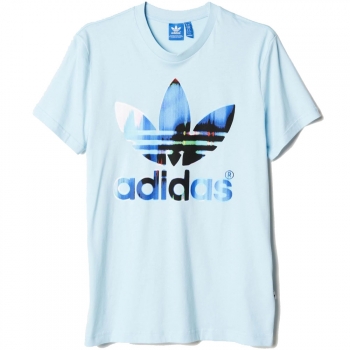 Adidas Originals Fade T-Shirt Lightblue