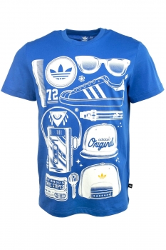 Adidas Originals Look T-Shirt Blue