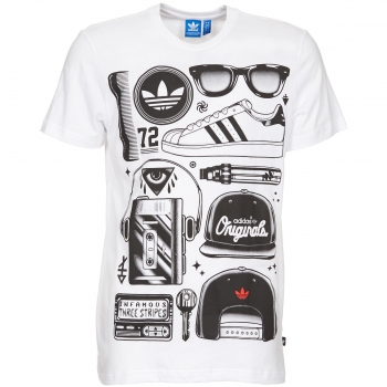 Adidas Originals Look T-Shirt White