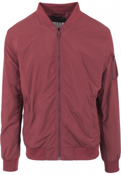 Urban Classics Bomberjacke Light Burgundy