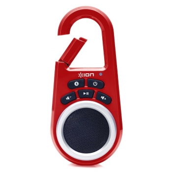 Ion Clipster Red Bluetooth Lautsprecher