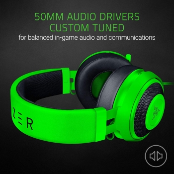 Razer Kraken Pro V2 Oval Musik und Gamingkopfhörer (PlayStation 4, PC)