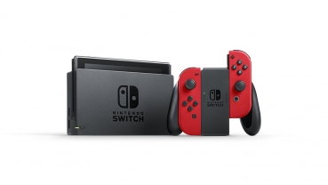 Nintendo Switch Konsole Rot inklusive Super Mario Odyssey