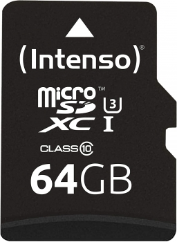 Preview: Intenso Professional microSDXC UHS-I Class 10 64GB Speicherkarte Preview: Intenso Professional microSDXC UHS-I Class 10 64GB Speicherkarte