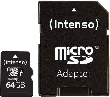 Preview: Intenso Professional microSDXC UHS-I Class 10 64GB Speicherkarte Preview: Intenso Professional microSDXC UHS-I Class 10 64GB Speicherkarte