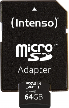 Preview: Intenso Professional microSDXC UHS-I Class 10 64GB Speicherkarte Preview: Intenso Professional microSDXC UHS-I Class 10 64GB Speicherkarte