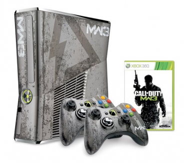 Microsoft Xbox 360 Konsole (320GB) Limited Edition inklusive Modern Warfare 3 + 2 Controller