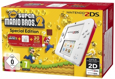 Nintendo 2Ds inklusive New Super Mario Bros. 2 Special Edition