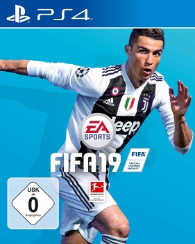 Sony PlayStation 4 Konsole Slim Jet Black (1TB) inklusive 2 Controller + FIFA 19