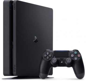 Preview: Sony PlayStation 4 Konsole Slim Jet Black (500GB) inklusive 1 Controller Preview: Sony PlayStation 4 Konsole Slim Jet Black (500GB) inklusive 1 Controller