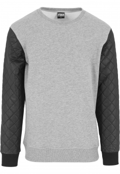 Urban Classics Quilt Crewneck Grey