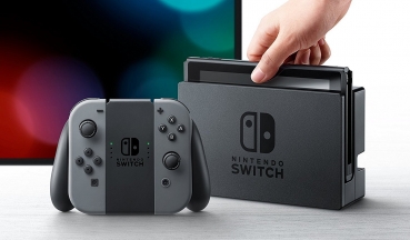 Nintendo Switch Konsole Grau-Schwarz