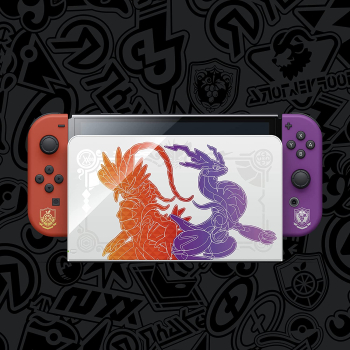 Preview: Nintendo Switch-Konsole (OLED-Modell) Pokémon Karmesin & Purpur-Edition (kein Spiel enthalten) Preview: Nintendo Switch-Konsole (OLED-Modell) Pokémon Karmesin & Purpur-Edition (kein Spiel enthalten)