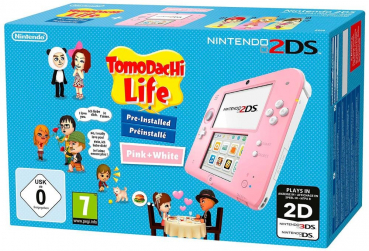 Nintendo 2Ds inklusive Tomodachi Life Pink