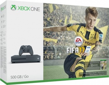 Microsoft Xbox One S Konsole Grey Limited Edition (500GB) inklusive FIFA 17