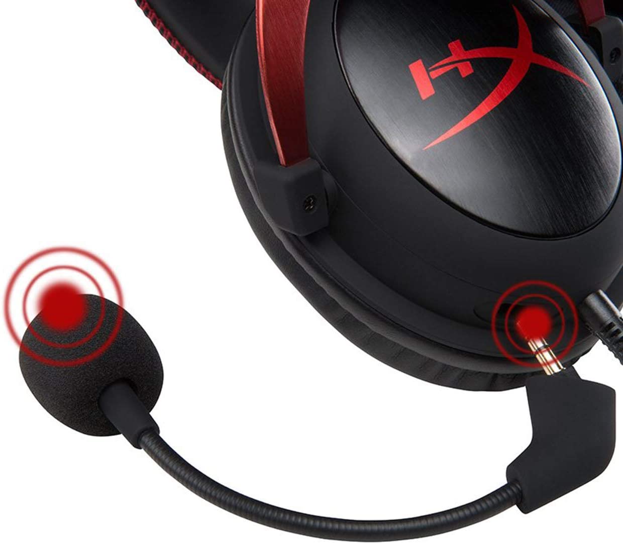 HyperX Cloud II Wireless Gaming Headset for PC, PS5, PS4 and Nintendo  Switch Black/Red 4P5K4AA/HHSC2X-BA-RD/G - Best Buy