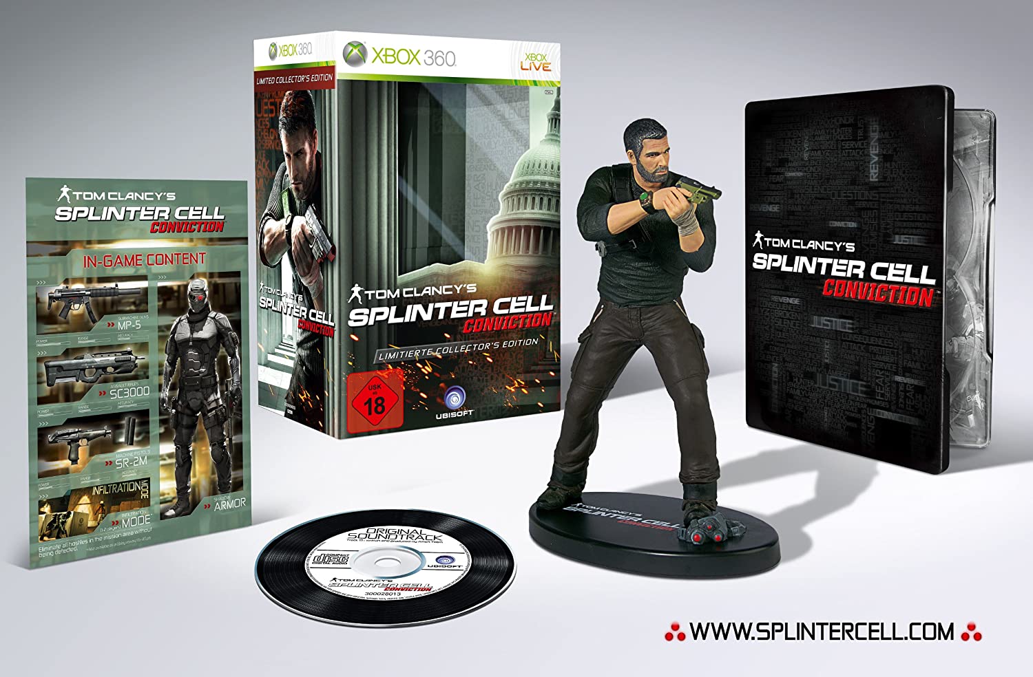 Tom Clancy´s Splinter Cell Conviction Collector´s Edition (Xbox 360 ...