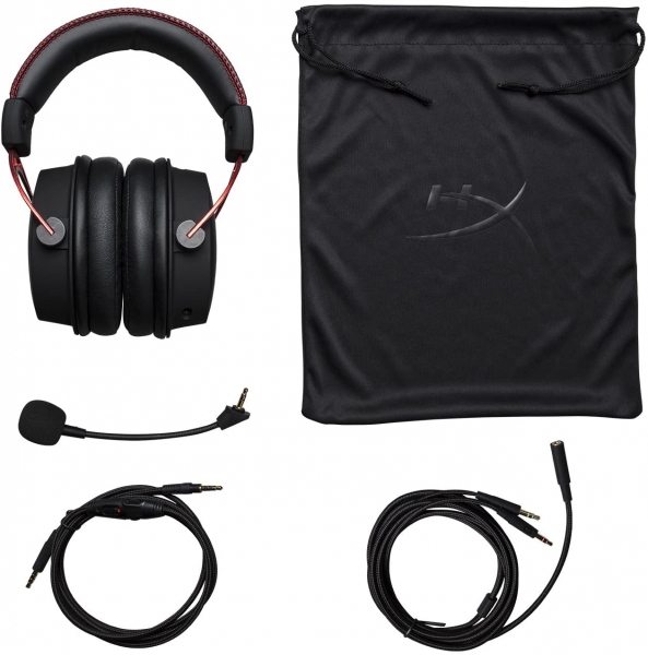 HyperX HX-HSCA-RD Cloud Alpha Gaming Headset (PlayStation 4, Xbox One, Nintendo Switch, PC)
