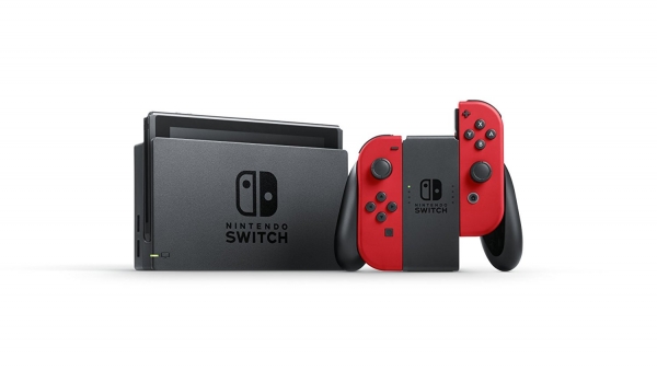 Nintendo Switch Konsole Rot inklusive Super Mario Odyssey