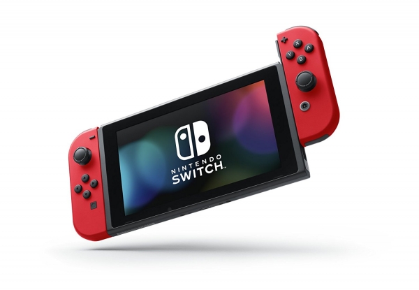 Nintendo Switch Konsole Rot inklusive Super Mario Odyssey
