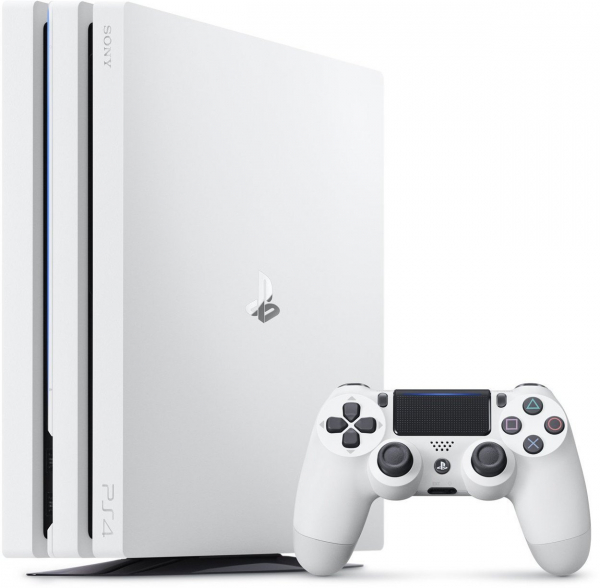 Sony PlayStation 4 Pro Konsole Glacier White (1TB) inklusive 1 Controller