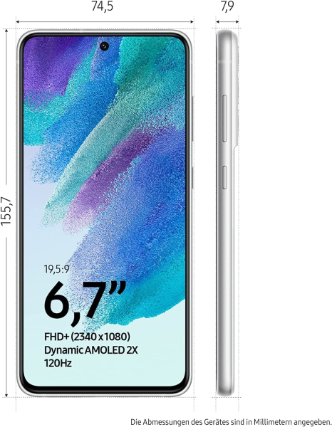 Samsung Galaxy S21 FE 128 GB 5G Smartphone White
