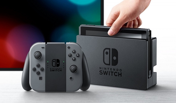 Nintendo Switch Konsole Grau-Schwarz