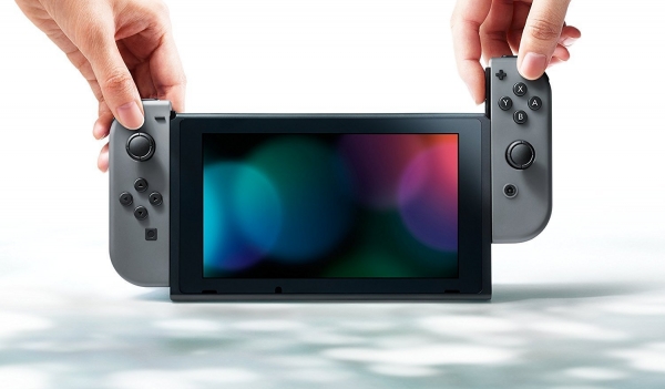 Nintendo Switch Konsole Grau-Schwarz