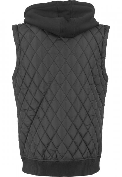 Urban Classics Diamond Quitted Hooded Weste